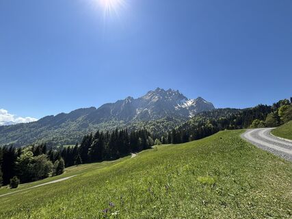Foto von Dominik Wymann entlang der Tour