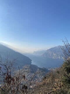 Foto von Nicole Giacomelli entlang der Tour