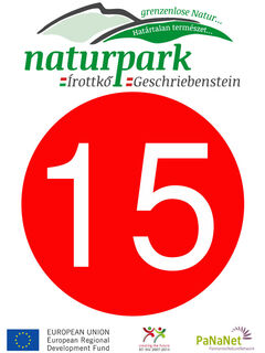 Wegemarkierung "15"