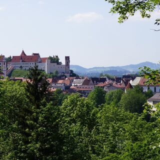 Blick zum Hohenschloss Füssen