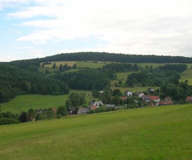 Blick auf Neerdar vom Wanderweg N3