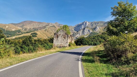 Foto de Fabrizi Mellano a lo largo del recorrido