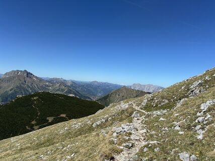 Foto von Luciano entlang der Tour