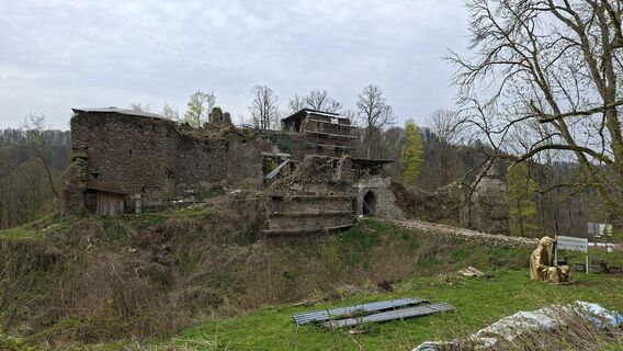 Foto von Hermann Obermüller entlang der Tour