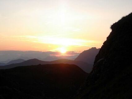 Sonnenaufgang am Kröndlhorn