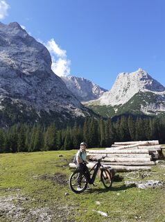 Zdjęcie z Werner Hones wzdłuż trasy