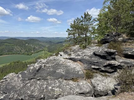 Foto de Norbert Herbig a lo largo del recorrido