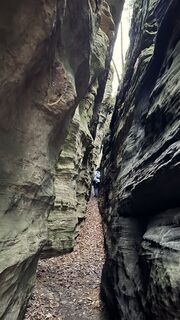 Foto von Justin Rider entlang der Tour