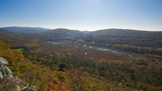 Herbstliche Farbenpracht auf den Pfaden oberhalb von Doberdò.