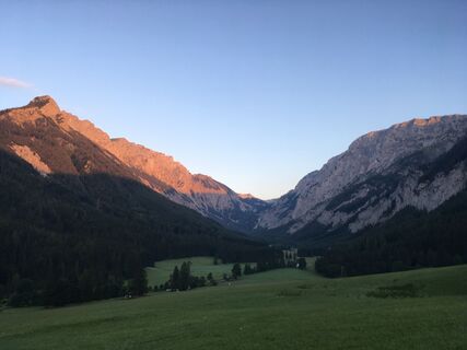 Seewiesen Blick Westen Richtung Dullwitz Höllkampl Voisthalerhütte