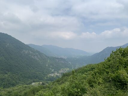 Foto von Toni Lerda entlang der Tour