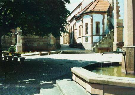Die Kirche in Wachenheim.