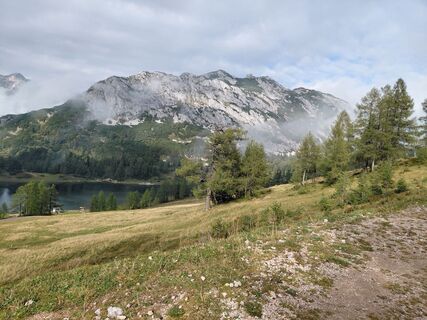 Photo de Ingeborg Novacek le long du parcours