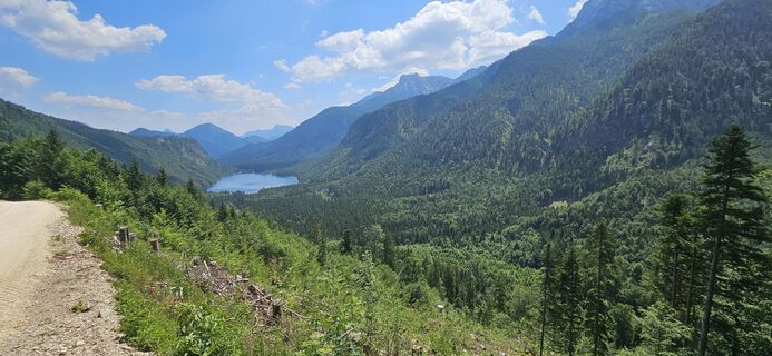 Foto von Johann Schallinger entlang der Tour