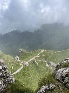 Zdjęcie z Mariagrazia Bellagamba wzdłuż trasy