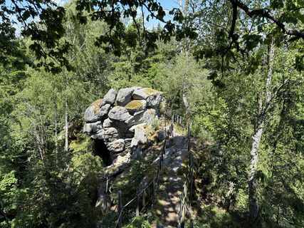 Foto de Norbert Herbig a lo largo del recorrido