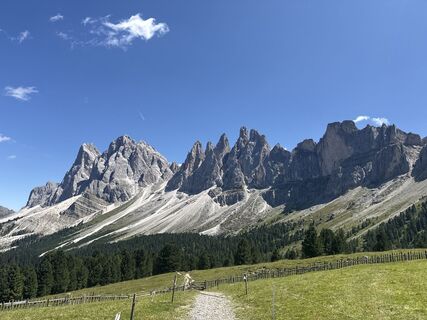 Foto von Steve Bowen entlang der Tour