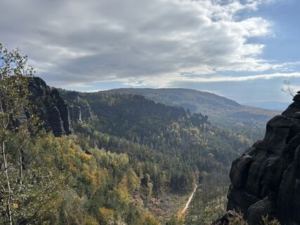 Foto von Tina Varga entlang der Tour