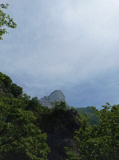 Foto von Aner entlang der Tour