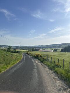 Zdjęcie z Andi Felix wzdłuż trasy