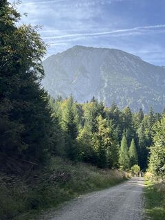 Foto von Heinz Sperl entlang der Tour