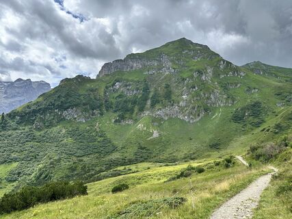 Foto von Marita entlang der Tour