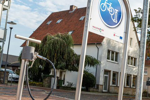 Luftpumpe Radroute Rund um Wallenhorst