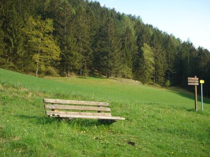 Rastplatz beim Anschluss an den Grünleitenweg