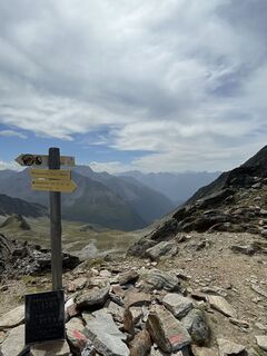 Foto de Dietrich Pinhammer a lo largo del recorrido