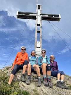 Foto von Gabriele Grübler entlang der Tour