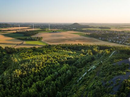 Fernblick Haldenlandschaft