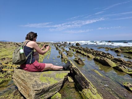 Foto von Peter spierenburg entlang der Tour