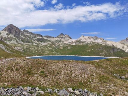 Photo de Lodovica Vecchi le long du parcours