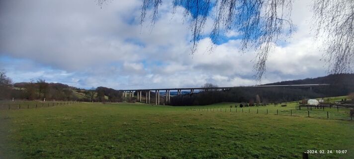 Photo de Edit Szoboszlay le long du parcours