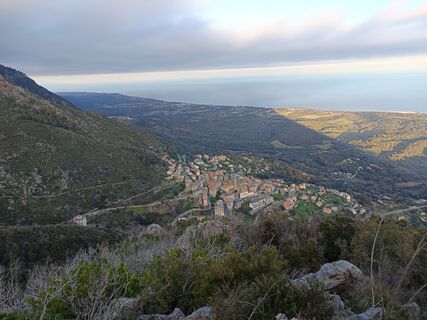 Zdjęcie z Christian Mezzana wzdłuż trasy