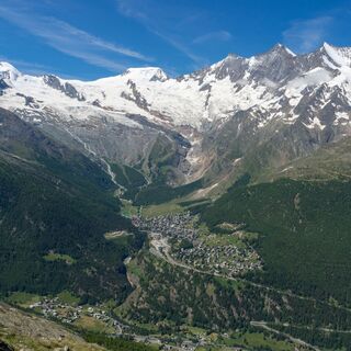 Blick auf Saas-Fee