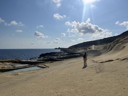 Foto von Greg+Lisa entlang der Tour