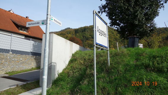 südl. Ortsende von Aggstein