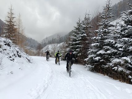 Foto von Žaneta Schelling entlang der Tour