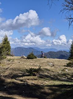 Foto de Diána Herczeg a lo largo del recorrido