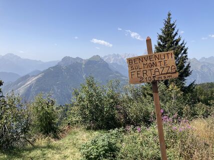 Foto von Marilena Locatelli entlang der Tour