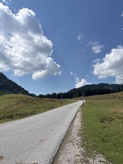 Foto von Heinz Sperl entlang der Tour