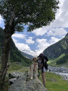 Photo de Christopher Schier le long du parcours