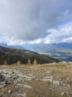 Foto von Hermann Gössler entlang der Tour