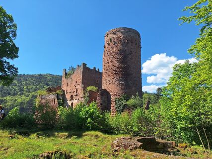 Foto von Katharina entlang der Tour