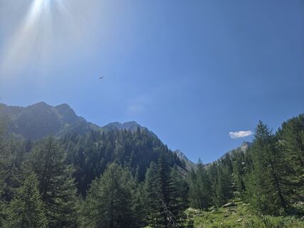 Photo de Francesca Semeraro le long du parcours