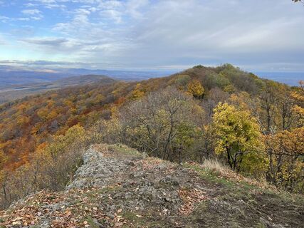 Foto von Nóra Adamkovich entlang der Tour
