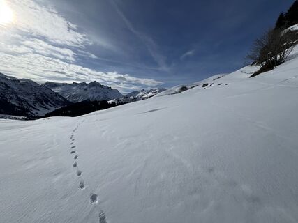 Foto de Alexander Wutschig a lo largo del recorrido