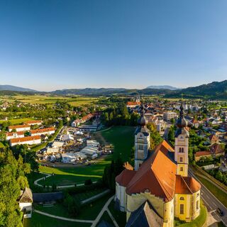 St. Andrä - Blick auf St. Andrä - Loretokirche