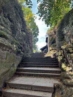 Photo de Tino Falk le long du parcours